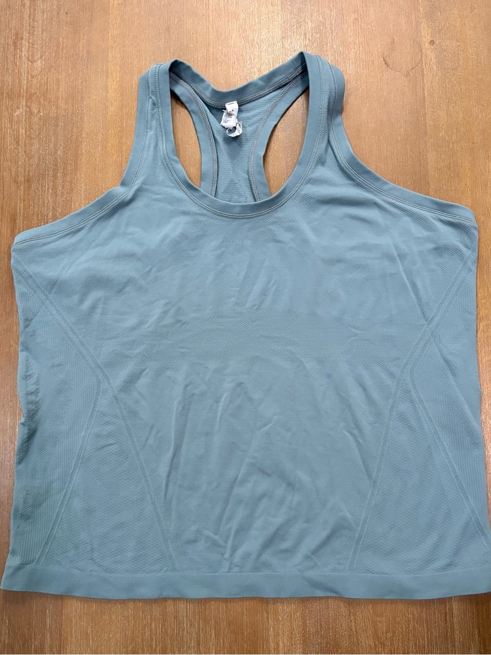 Athleta Dusty Blue/Green Racerback Tank Top